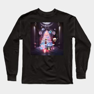 Cute little elves celebrate the christmas time Long Sleeve T-Shirt